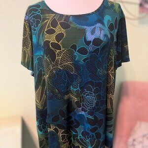 Colorful Blouse, Size 2X